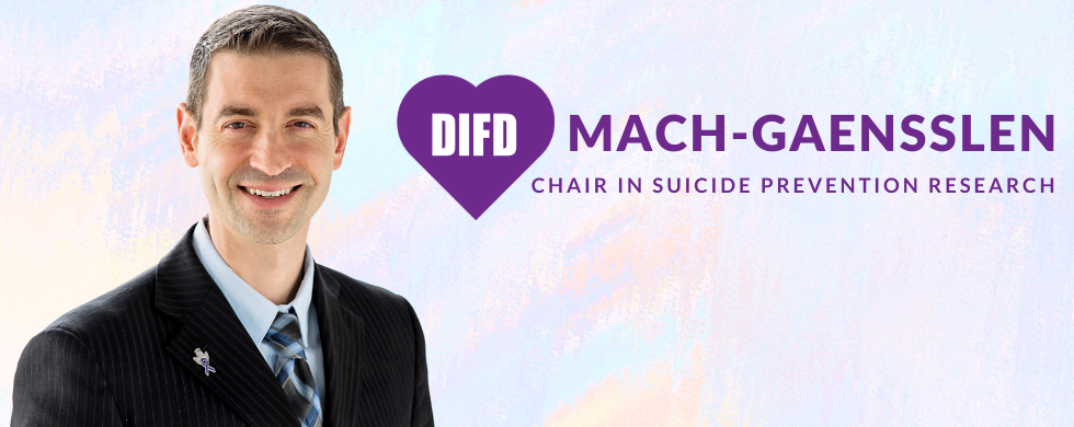 Chaire de recherche DIFD et Mach-Gaensslen sur la prévention du suicide, Dr. Kaminsky