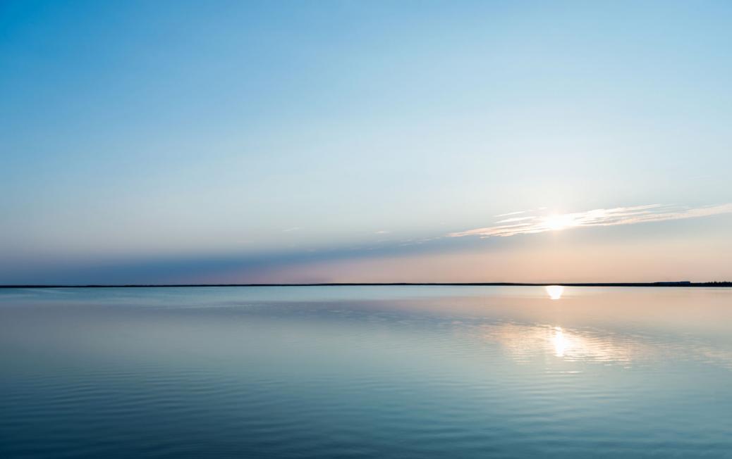 Lever de soleil sur la plage