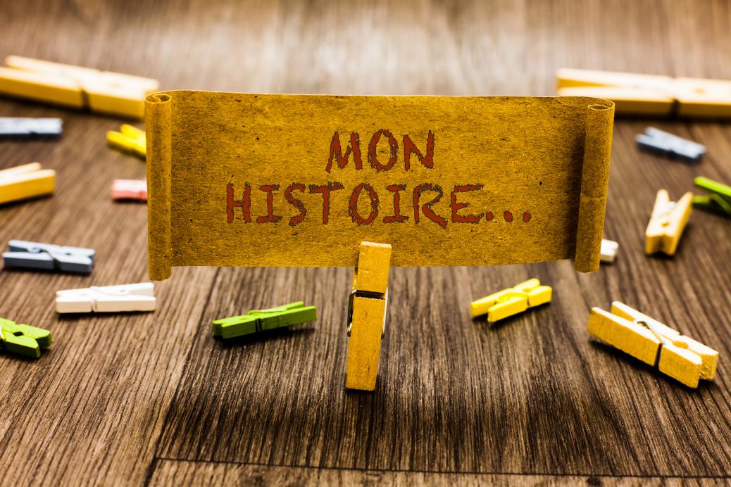 Panneau « Mon histoire »