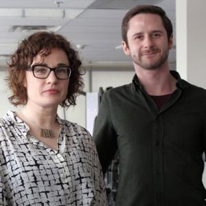 Dr. Natalia Jaworska and graduate student Justin Piché