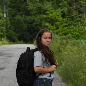 Étudiant avec sac à dos