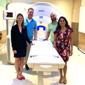 Members of the Cardio-Neuro-Mind Data Platform (CNMDP) team: Katie Dinelle, Christie Aguiar, Owen Clarkin, and Rami Hamati.