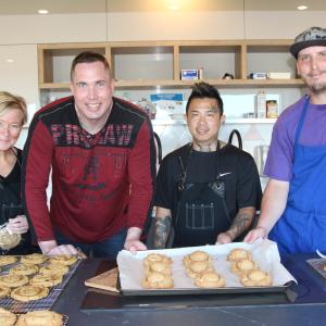 A few members of The Royals' Bakeology team