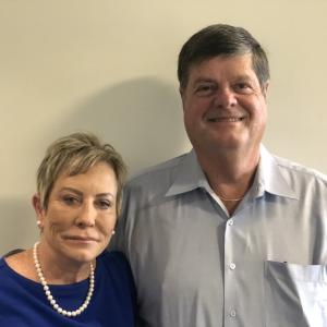 Ken and Ellen Parent standing next to eachother