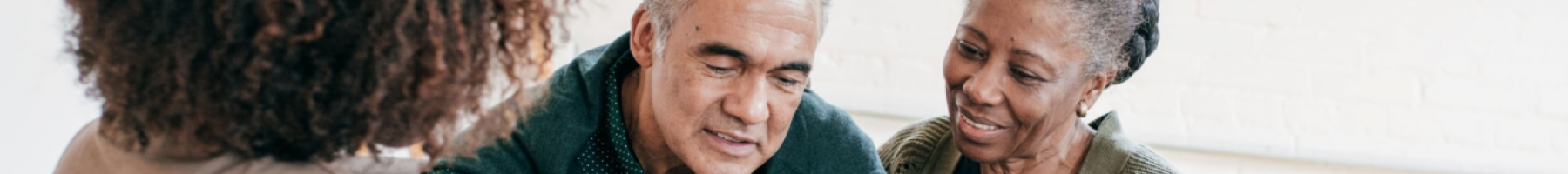 Geriatric Family Support Groups Couple receiving support