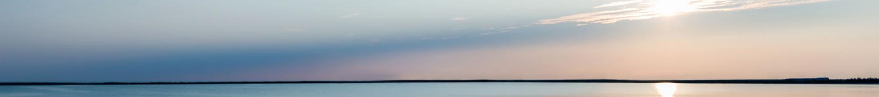 Spirituality conference Horizon over water