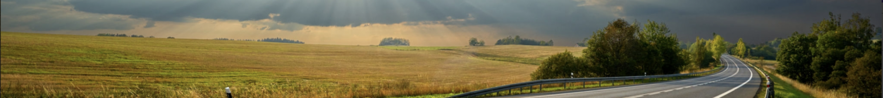 Une route en campagne