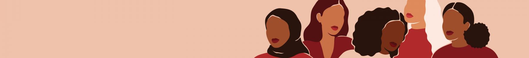 Santé mentale des femmes Un groupe de femmes diverses