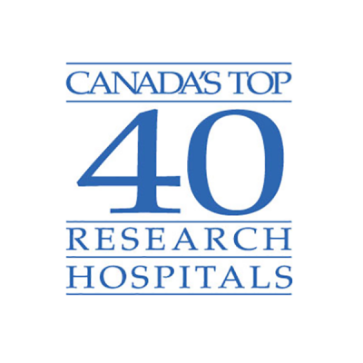 Canada's Top 40 Research Hospitals Logo
