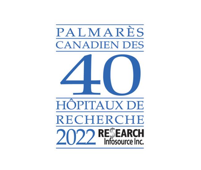 Palmarès canadien des 40 hôpitaux de recherche