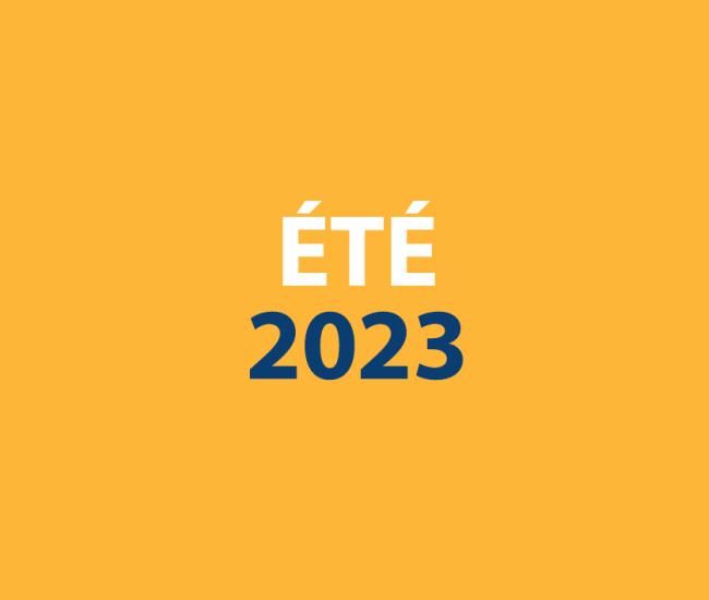 Bulletin d'été 2023