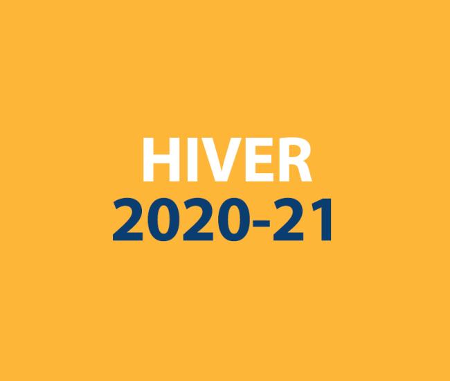 Bulletin d'hiver 2020-2021