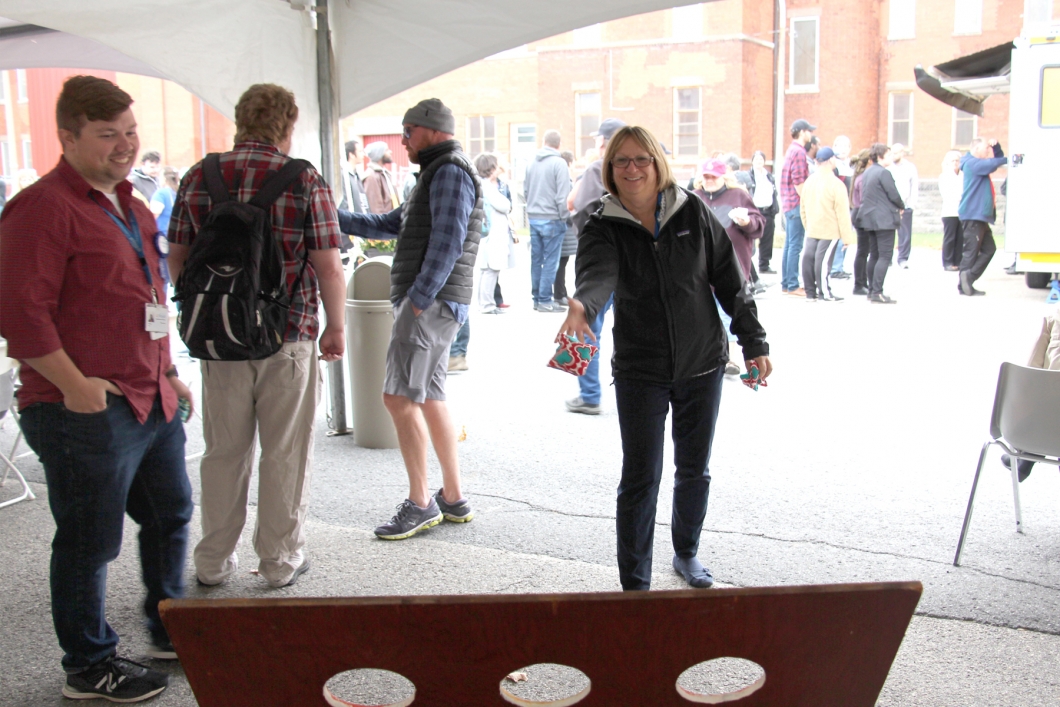 Staff at the Brockville celebration