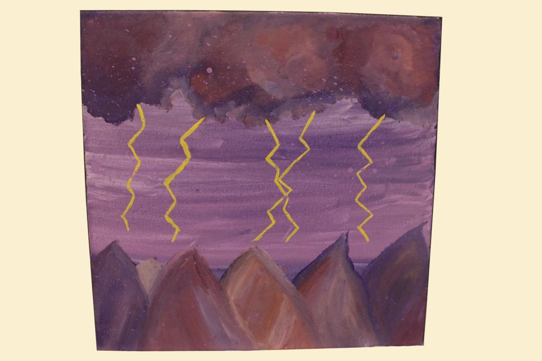 Purple Rain, “Anonyme”  (16”x16”) - Steve Zytveld | $30