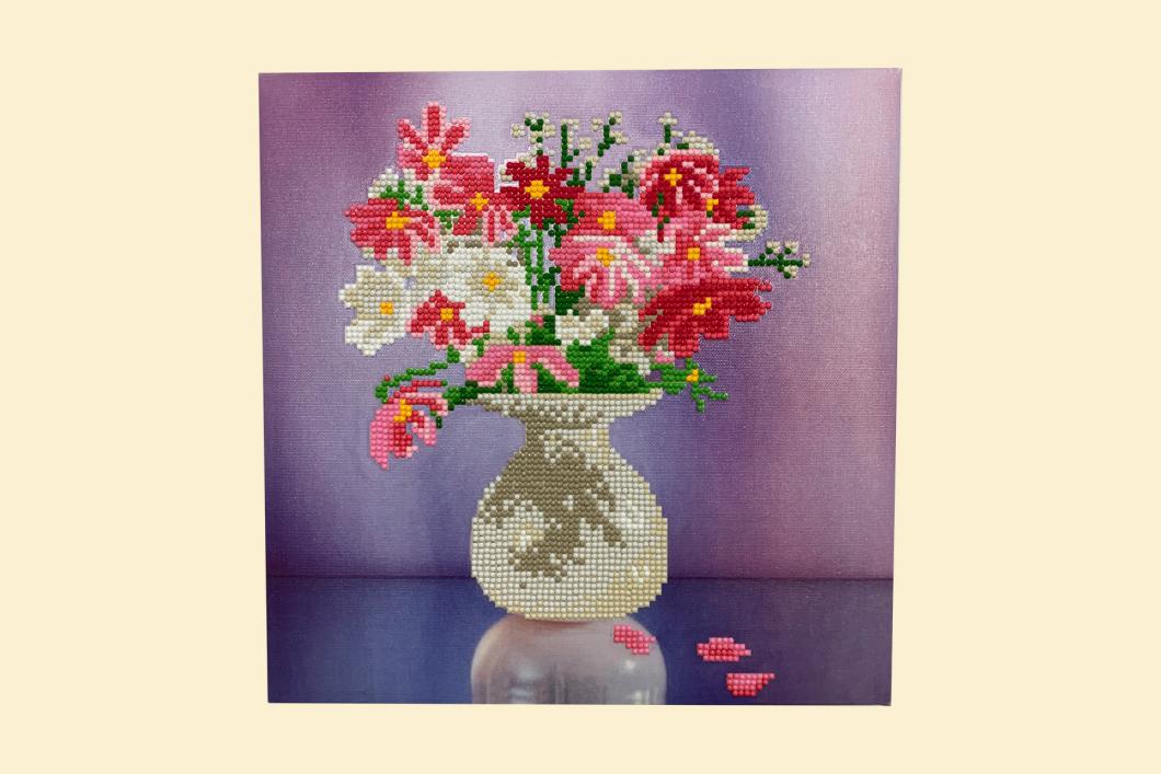Flowers, by Ashley-Lynn Fraser (11” x 11”) | $20