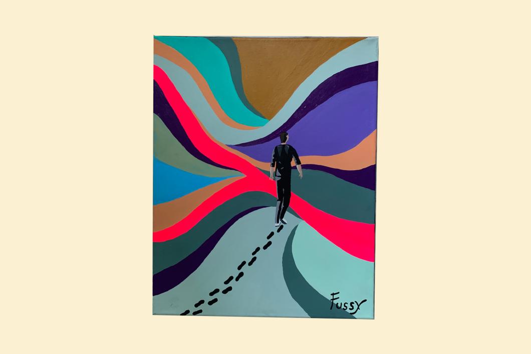 The Wanderer 2, by Fussy  (16” x 20”) | $40